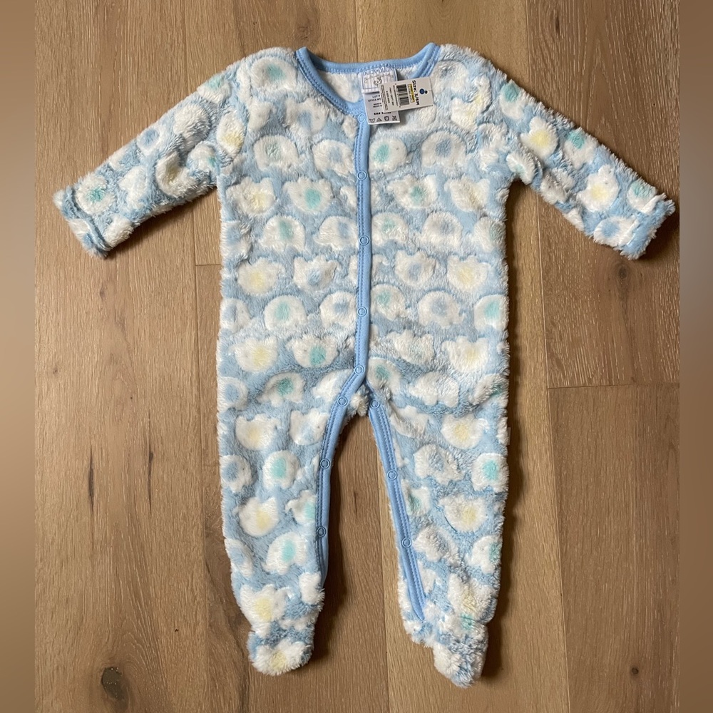 NWT Duck Duck Goose Cozy baby bodysuit 0-3mos